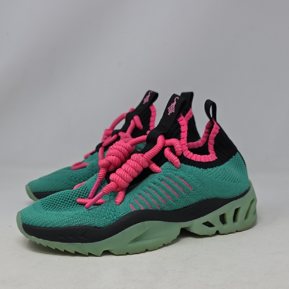 Sia Collective South Beach Women's Athletic Shoes in Green and Pink Size 9